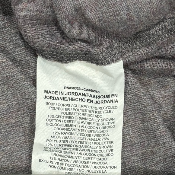 Nike Miler Just Do It Tank Gray Purple Racerback Sleeveless 928659-100 - Picture 7 of 9